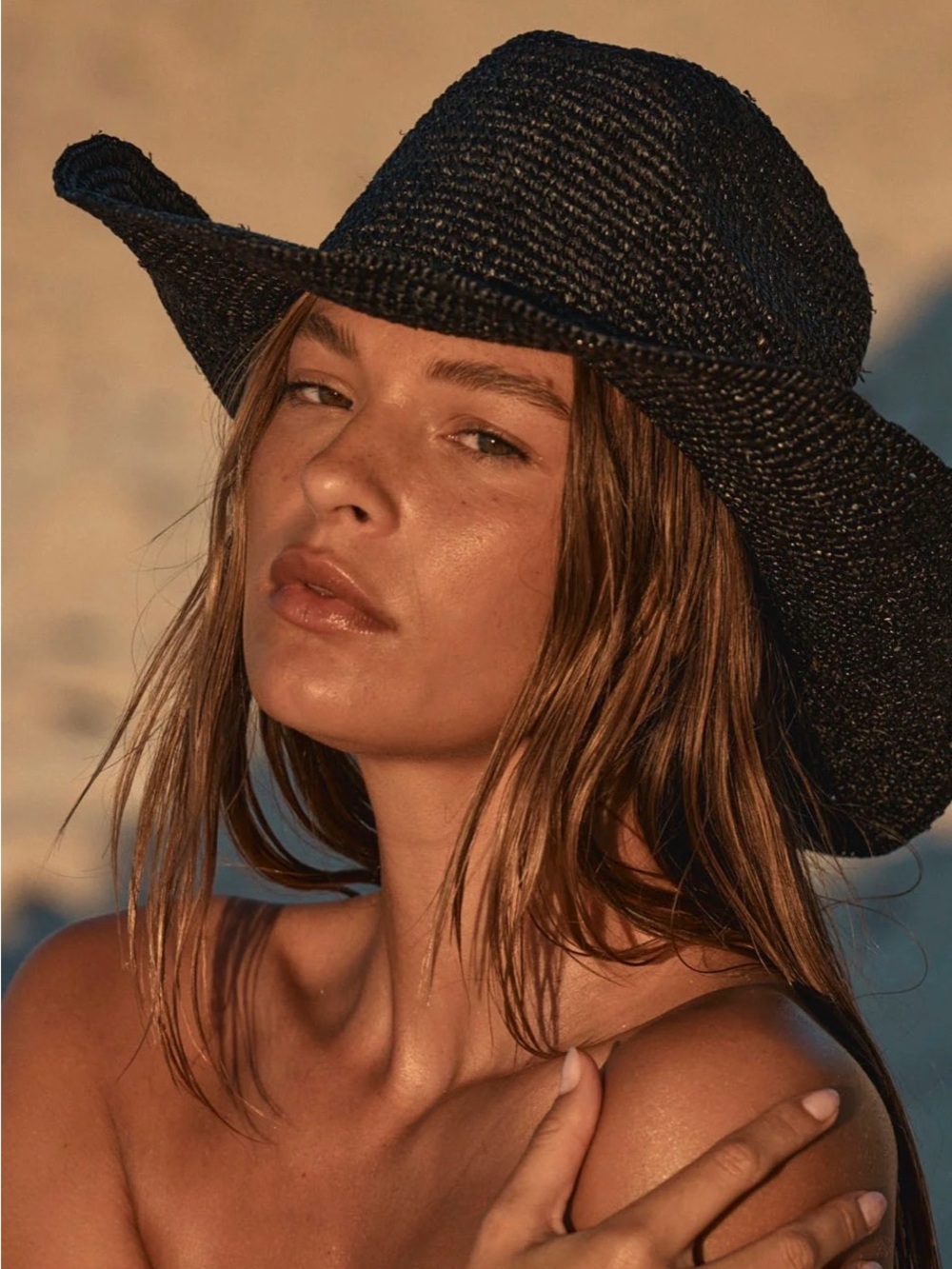 Monday Swimwear Exuma straw cowboy hat